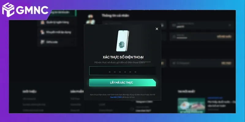 Cài đặt xác thực 2 lớp (2FA) trên tài khoản GEM88