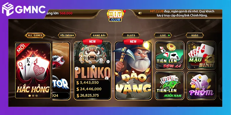 HitClub – cổng game bài online và slot vận hành ổn định