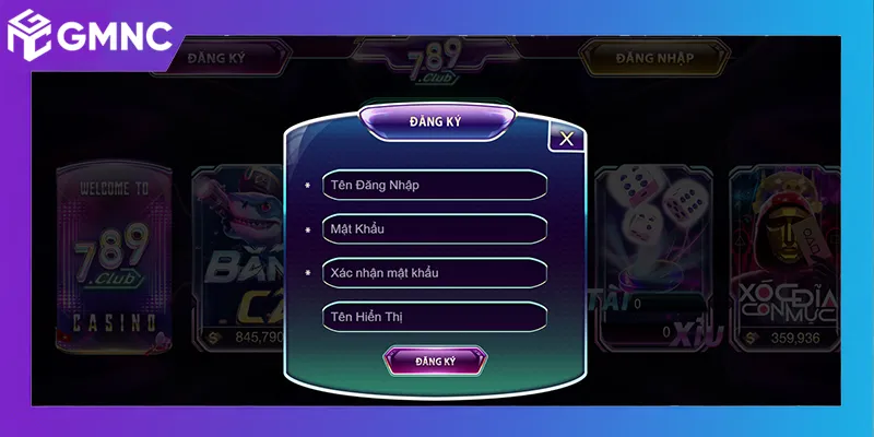 Hướng dẫn đăng ký 789Club với các bước đơn giản