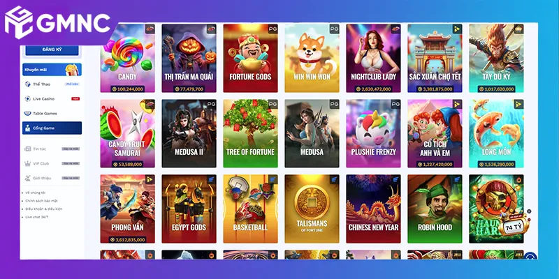 Slot game hiện đại, hiệu ứng đặc biệt, tỷ lệ thưởng cao