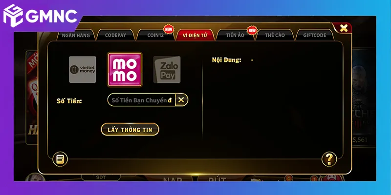 Hệ thống nạp rút tại Hit Club tích hợp ngân hàng và ví điện tử
