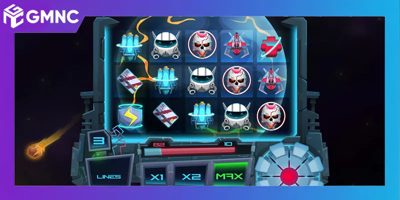 Trò chơi slot kết hợp hành động chiến thuật cấp độ