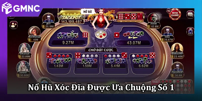 Nổ Hũ Xóc Đĩa Được Ưa Chuộng Nhất Trong Slot 2025