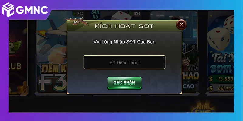 Xác minh tài khoản B52 bằng mã OTP